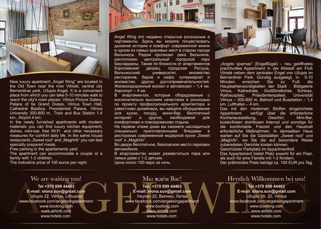 Leilighet Angel Wing Apartamentai *